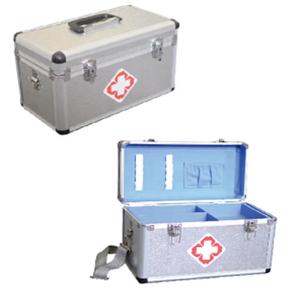 Quality 35cm First aid kit Portable Aluminum Medicine Case First Aid Kit with Lock Medical Emergency Storage Box Drug Collection wholesale