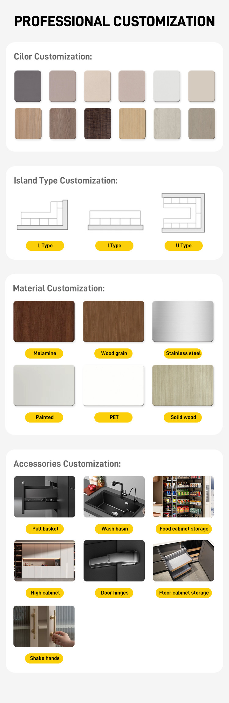 Modern Solid Wood Veneer Complete Whole House Furniture Wood Kitchen Cabinet Set
