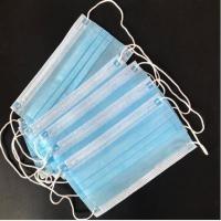 Quality Antiviral Disposable Face Mask 3 Ply Non Woven Fabric High Bacteria Filtration wholesale