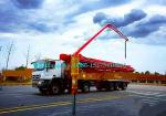 Remote Control Concrete Pumping Equipment 56m Truck Mounted 56X-6RZ Model
