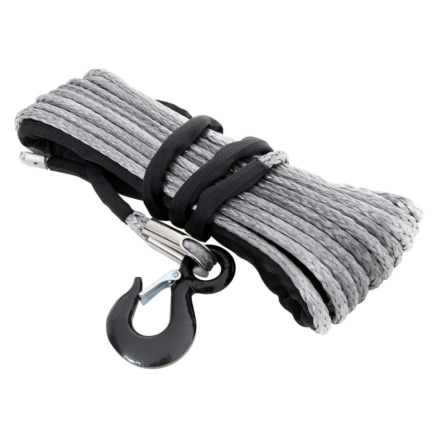 25000lbs Strength Double Braid UHMWPE ROPE 1/4" x 50 ft for Heavy Duty Applications