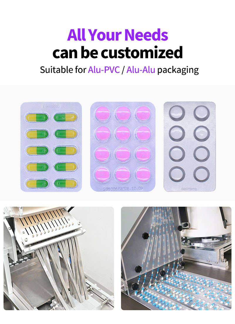 PVC Blister Packing Machine High Speed Forming for Tablet Capsule with Servo Motor