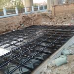 Sectional Bdf Underground Water Storage Tanks Black Color Anti Rust Never Leaked