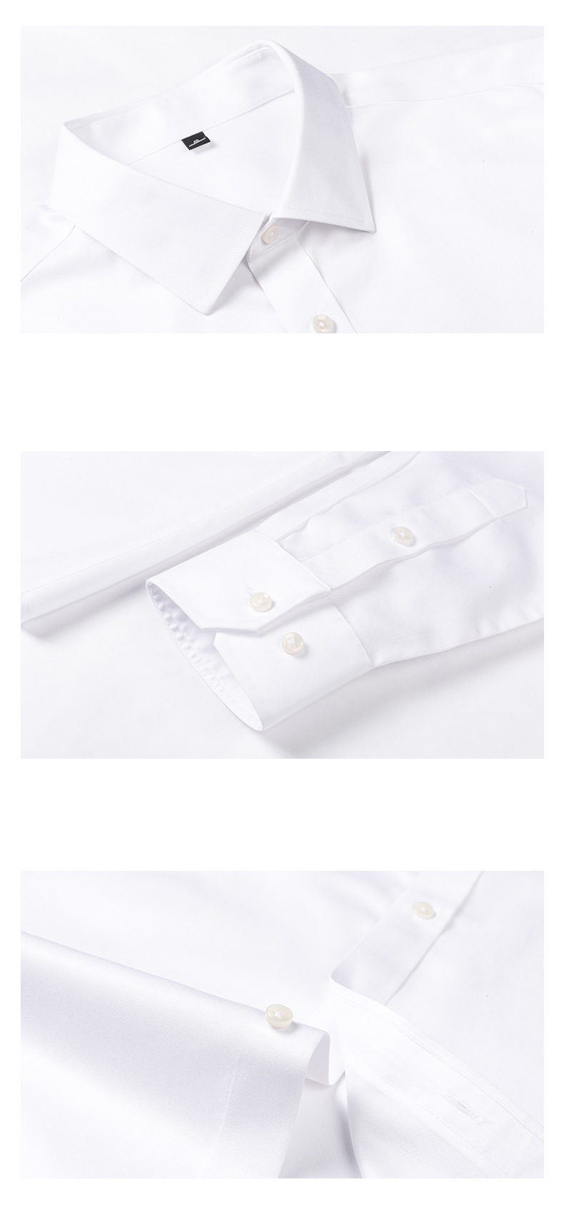 Custom Non-Iron PD Men's Casual Cotton Ice Silk Spanish Style Long Sleeve Shirt Dress