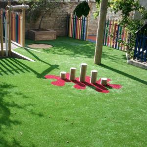 Quality Balcony Artificial Grass Landscaping For Playground Garden Decoration wholesale