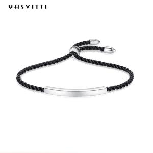 Quality 0.59ft 3.5g Silver Ball Slider Bracelet 316L SS Rope Handmade Silver Bracelets wholesale