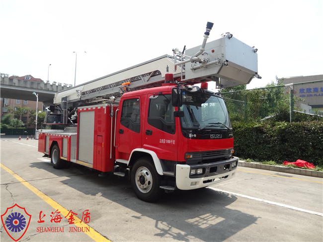 YT32 Lower Failure Rate 32m Aerial Ladder Fire Truck with Four Section Ladder
