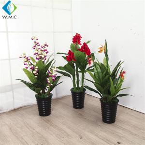 Quality Strelitzia Reginae Artificial Bonsai Plants For Interior Ornament R020059 wholesale