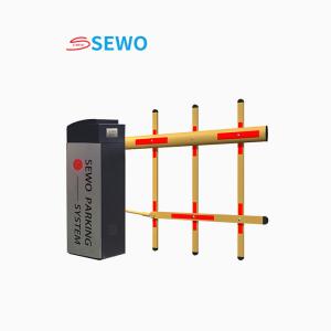 Quality 3m Arm Length Yellow Straight Barrier Gate , RFID Electronic Boom Barrier wholesale