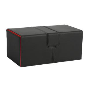 Quality 200+ Deck Card Box WS Tcg Pokomon Cards Mtg Dual deck card box PU Leather wholesale