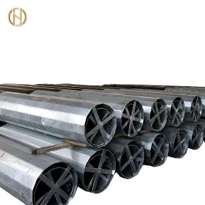 Quality 21M 69KV Galvanised Power Pole Galvanized Steel Post Wind Resistant wholesale