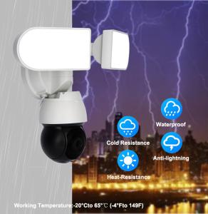Quality Plastic Solar Powered 65Kg PTZ Security Camera With 18650 Battery wholesale