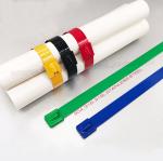 304/316 Stainless Steel Cable Tie Epoxy Polyester Fully Coated 500mm x 7.9,