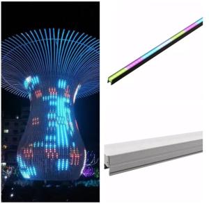 Quality Linear Outdoor LED Strip Light RGBW Full Color IP66 Waterproof DMX512 wholesale