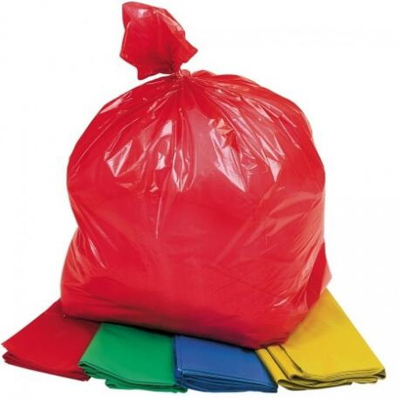 Non Toxic PLA Biodegradable Garbage Bags , Eco Friendly Flat Compostable Waste Bags