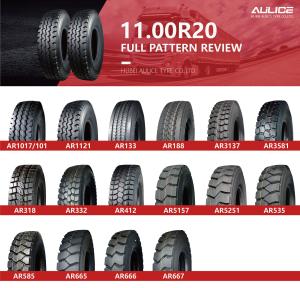 Quality 11.00R20 18pr China top brands aulice all steel radial heavy duty truck Tyre wholesale