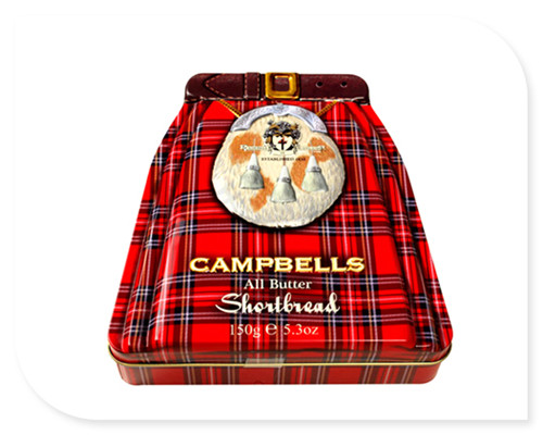 Campbells Metal Tin Container 150g Box With Embossed Lid OEM Accepted