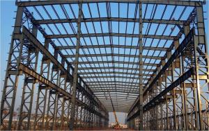 Quality Prefab Steel Industrial Building / Steel Frame Industrial Buildings Construction wholesale