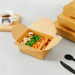 Customized Cardboard Food Takeaway Boxes Packaging Biodegradable Frozen Food