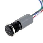 Flat Round Head CE SS Illuminated Anti Vandal Switch