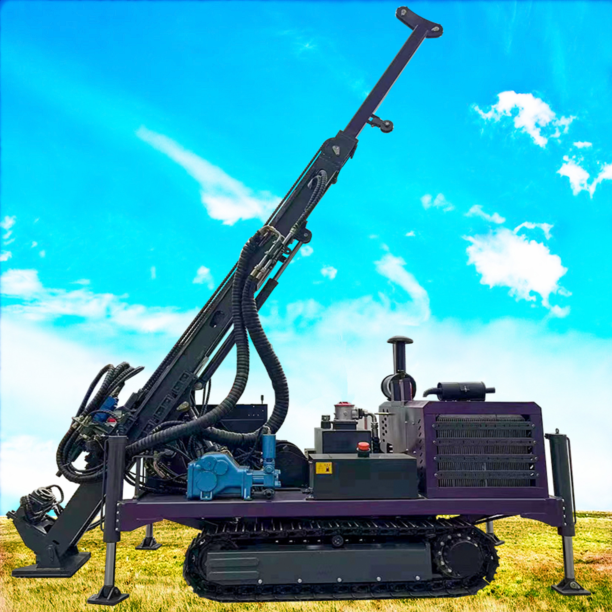 Portable Core Drilling Rig Hydraulic Exploration Geotechnical Core Drilling Rig For Sale