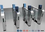 Waist Height Turnstile Security Systems , Face Recognition Speed Fastlane
