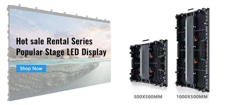 Quick And Easy Installation Rental LED Display With Refresh Rate IP65 10 Kg