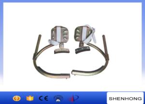 Quality Safety Triangle Steel Concrete Pole Climber , Tube Pole Climbing Shoes wholesale
