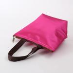 Polyester Nylon Zipper Foldable Reusable Shopping Bags Waterproof And Moisture