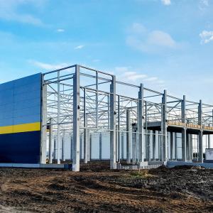 Quality Modern Commercial Metal Building Customized Factory Steel Structure Construction wholesale