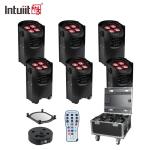 Battery Powered Up Light 4*12W RGBW 4in1 LED Uplights Battery Par Light for Dj