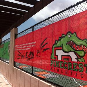 Quality Custom Digital Printed Polyester Flag Flex Mesh For Outdoor Advertising wholesale
