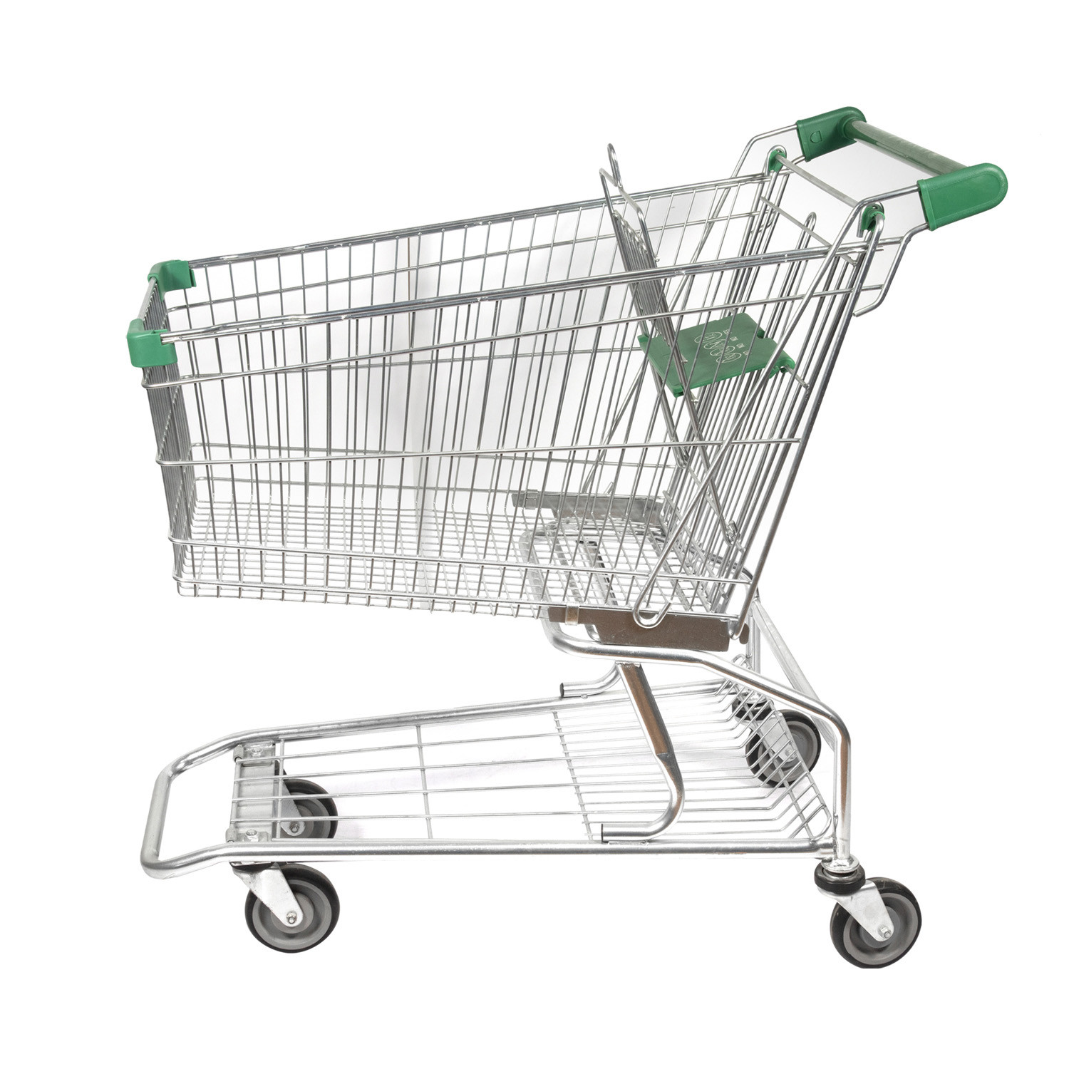 High Sales 125L Classic Conventional American Metal Shopping Cart Wholesale Grocery Supermarket Cart