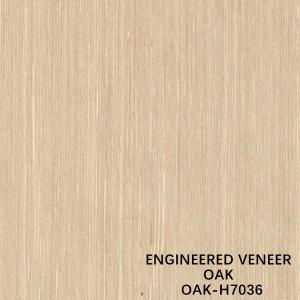 Quality Fancy Recomposed White Oak Wood Veneer H7036 Slice Cut For Door And Windows ISO wholesale