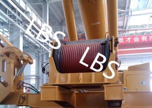 Quality Electric / Hydraulic Crawler Crane Winch Crane Windlass Groove Drum wholesale