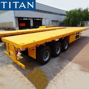 Quality Multi Types of Extendable Flatbed Trailer Telescopic Trailer for Sale wholesale
