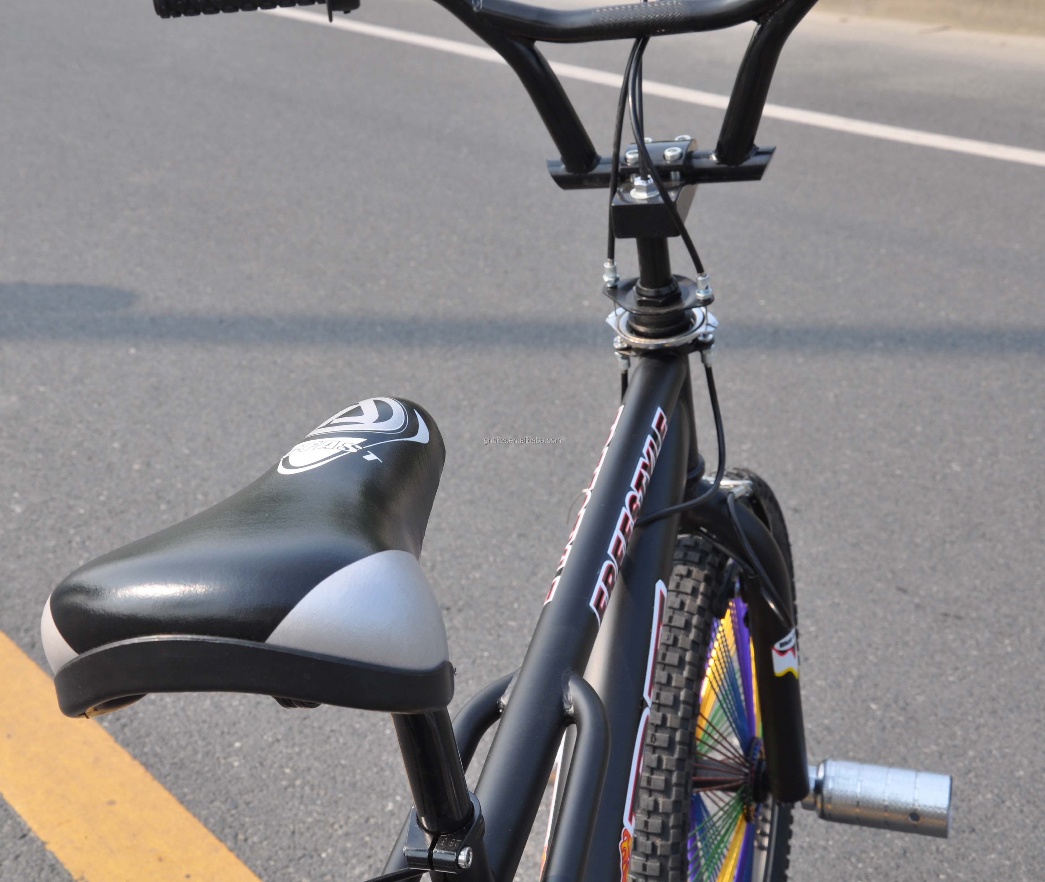 ALuminium Thread Stem BMX 20inch Colorful 130H Spokes Chinese CE Kid Freestyle Bicycle
