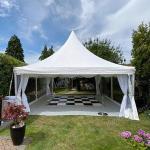 Waterproof Square Chinese Hat Outdoor Pagoda Event Tent For Garden Activities