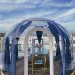 Flame Retardant Glamping Bubble Tent Individual Bubble Tent For Leisure