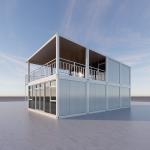 BOX SPACE 3 Bedrooms Container Home Mobile Prefab House Mobile Houses For Living