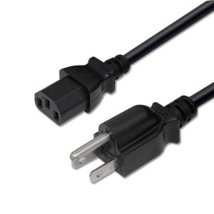 Quality 3 Pin US Standard Power Cable IEC C13 PVC Pure copper UL Safety Approved wholesale