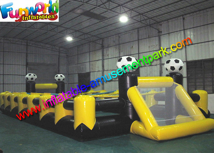 Adult / Kids Summer Funny Inflatable Football Field Durable Crazy For Funny
