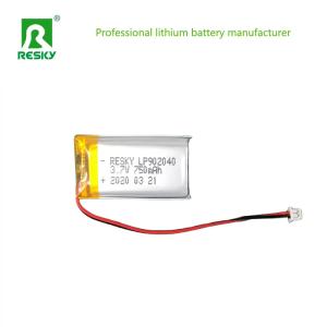 Quality Pouch Lithium Polymer Battery Cell 902040 3.7V 700mAh 750mAh For LED Flashlight wholesale