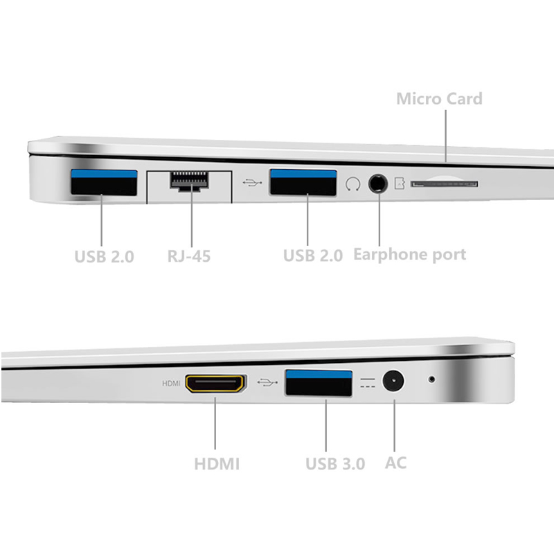 15.6inch Intel J3455 Laptop Computer 8GB 12GB J4125 Mini PC Notebook