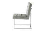 Stainless Steel Upholstered Fabric Dining Chair