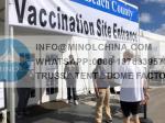One Lane Drive Up Screening Tents For Corona Virus 19