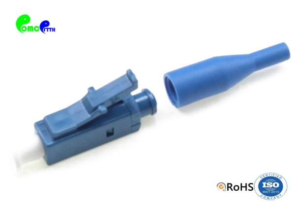 Optical Fiber Connectors LC UPC Simplex 0.9mm Blue Portable Wide Operating