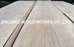 Quality Crown Cut Sliced Cherry Wood Veneer Sheets For Interior Decoration wholesale
