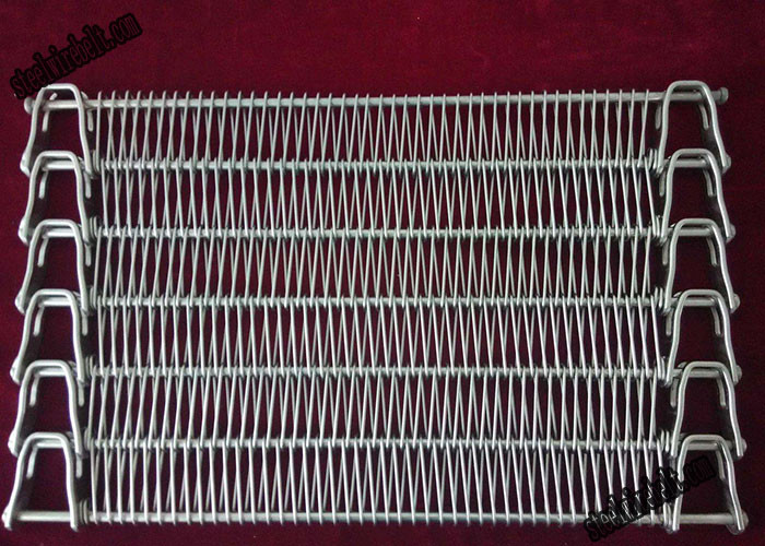 Plain Weave 0.15m/min 1.5mm Wire Metal Conveyor Belt