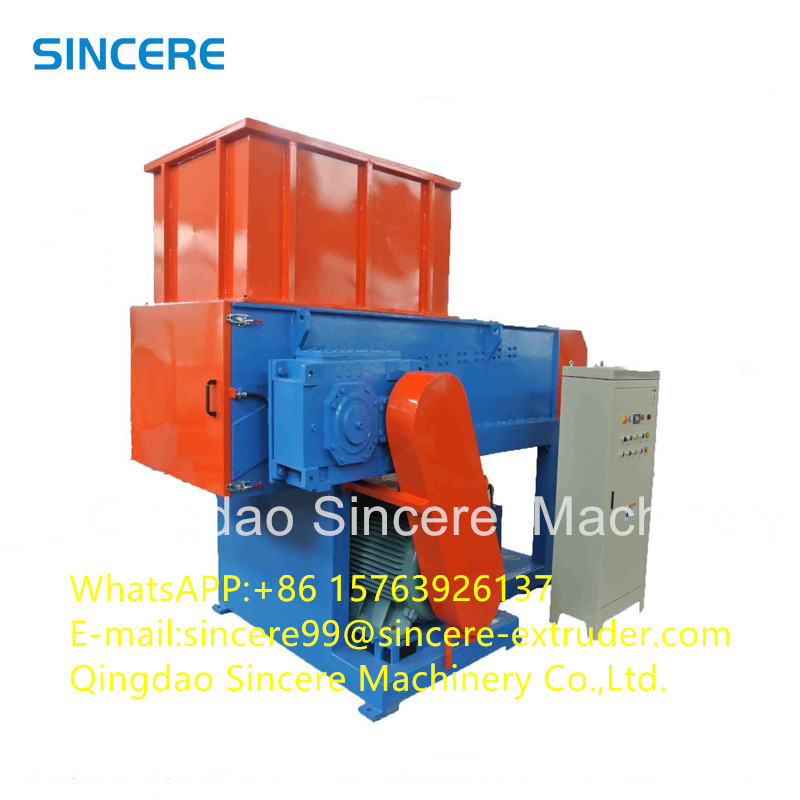 Electric Plastic Waste Crusher And Shredder Automation For Plastic Waste Recycling